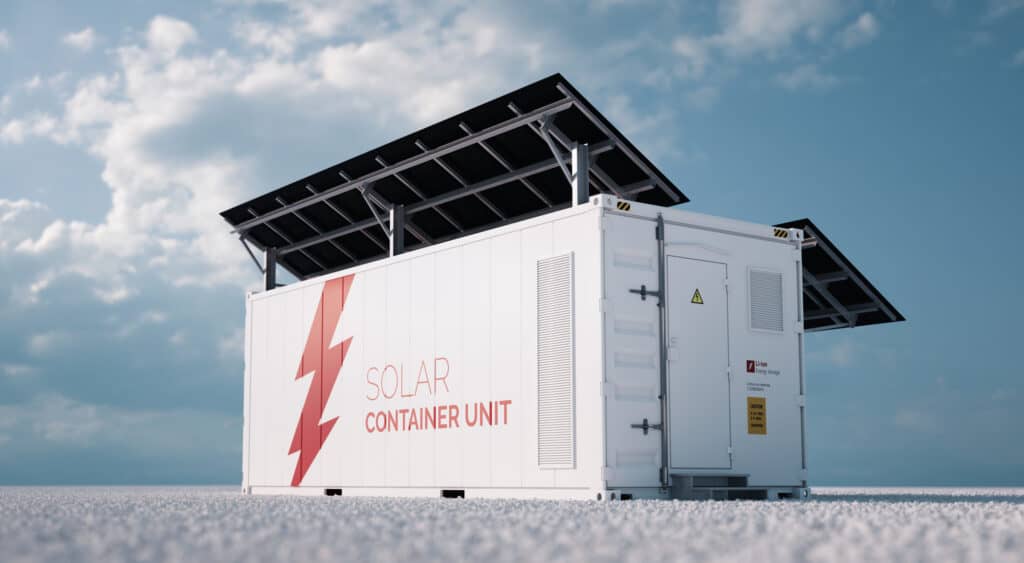 battery storage installation